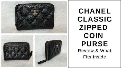 chanel zipper coin purse|Chanel classic zipped coin purse.